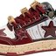 Burgundy Retro Sneakers