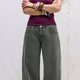 Olive Baggy Jeans