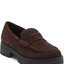 Dark Brown Platform Loafers