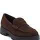 Dark Brown Platform Loafers