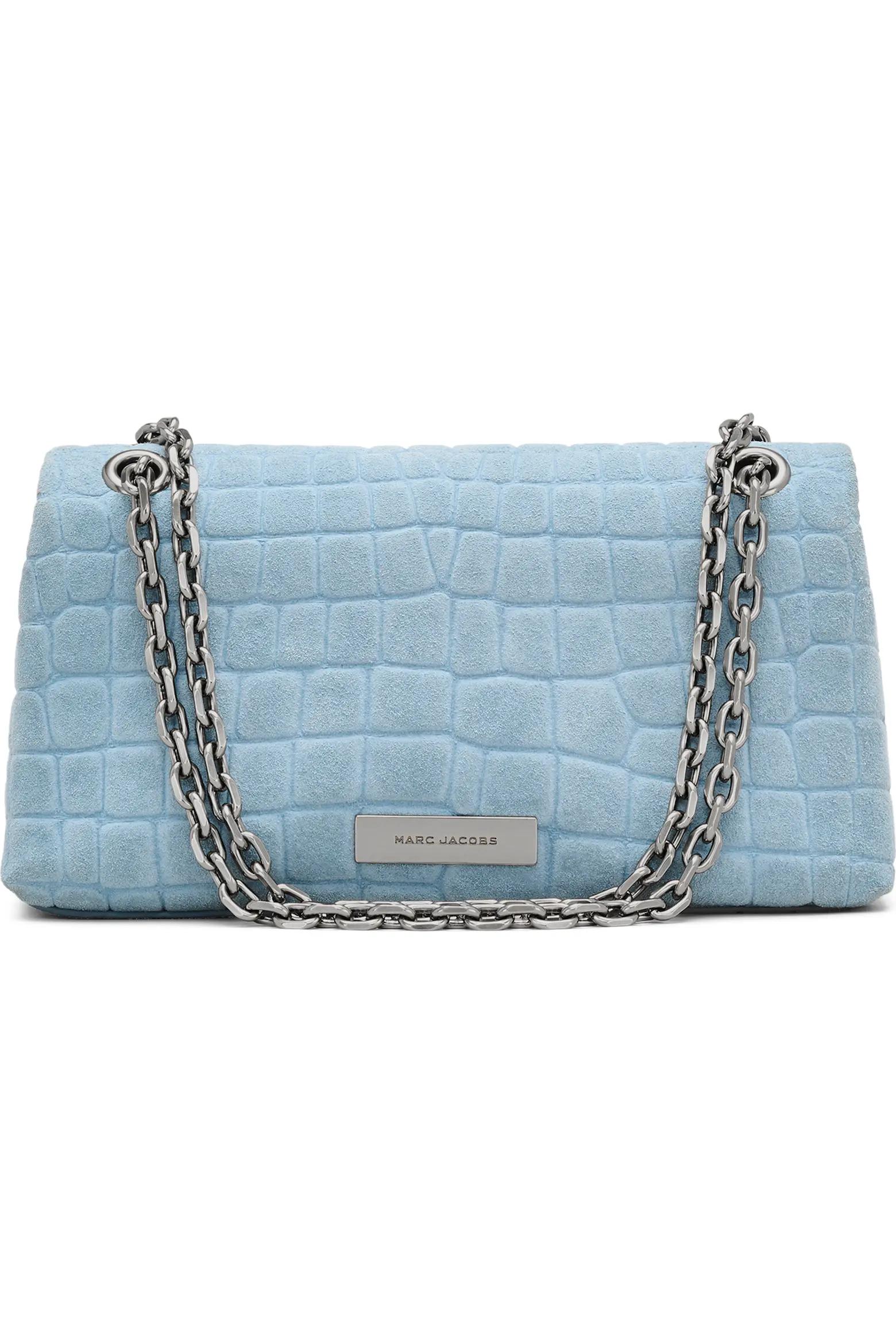 Light Blue Chain Shoulder Bag