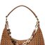 Brown Woven Shoulder Bag