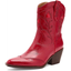 Red Embroidered Western Boots