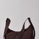 Braune weiche Schultertasche