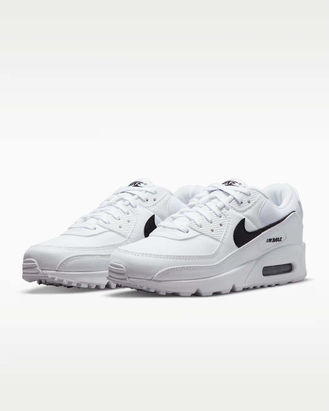 White and Black Running Sneakers