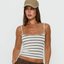 Striped Square-Neck Cami