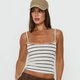 Striped Square-Neck Cami