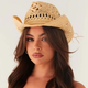 Strohhut im Cowboy-Stil