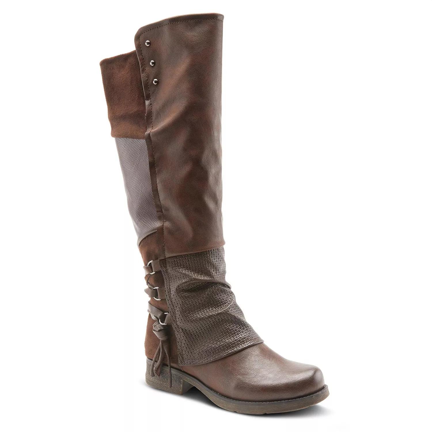 Tall Brown Western Boots