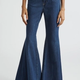 Light Wash Flare-Leg Jeans