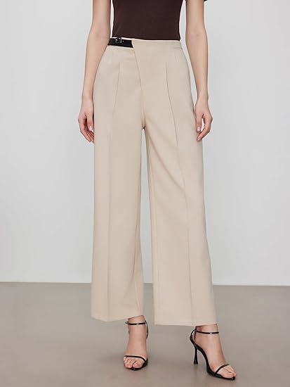 Cream Tailored Trousers