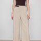 Cream Tailored Trousers