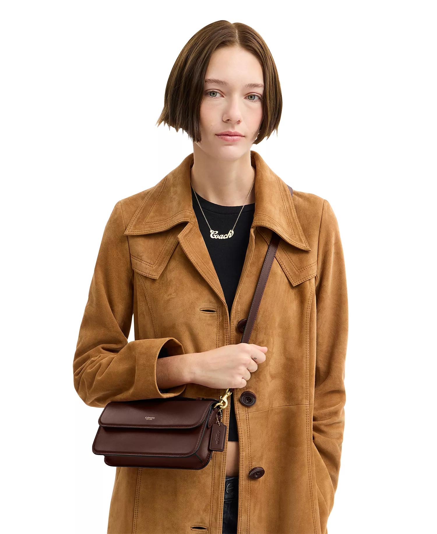 Brown Leather Crossbody Bag