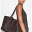 Dark Brown Leather Tote