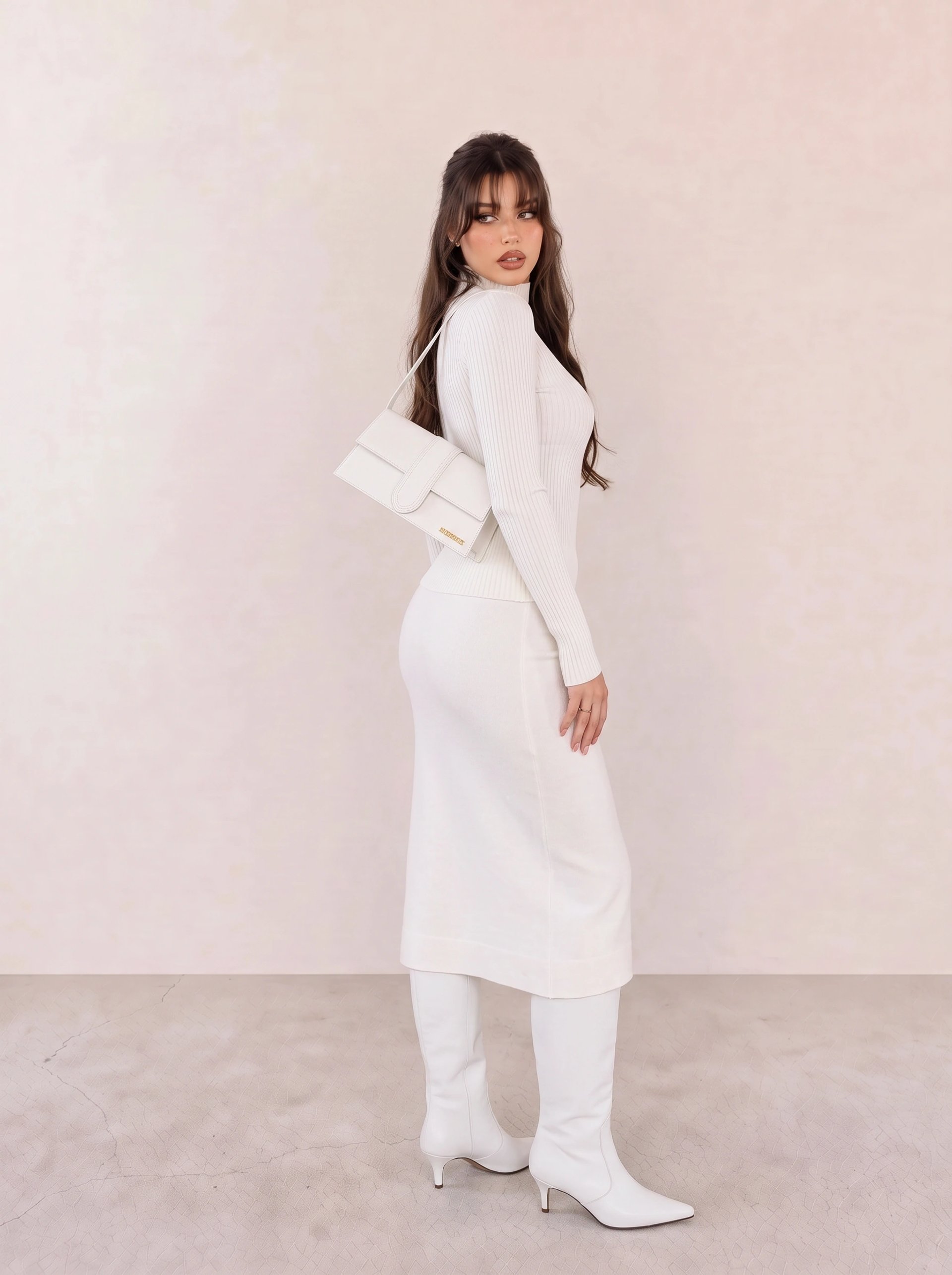 Pure White Outfit 05