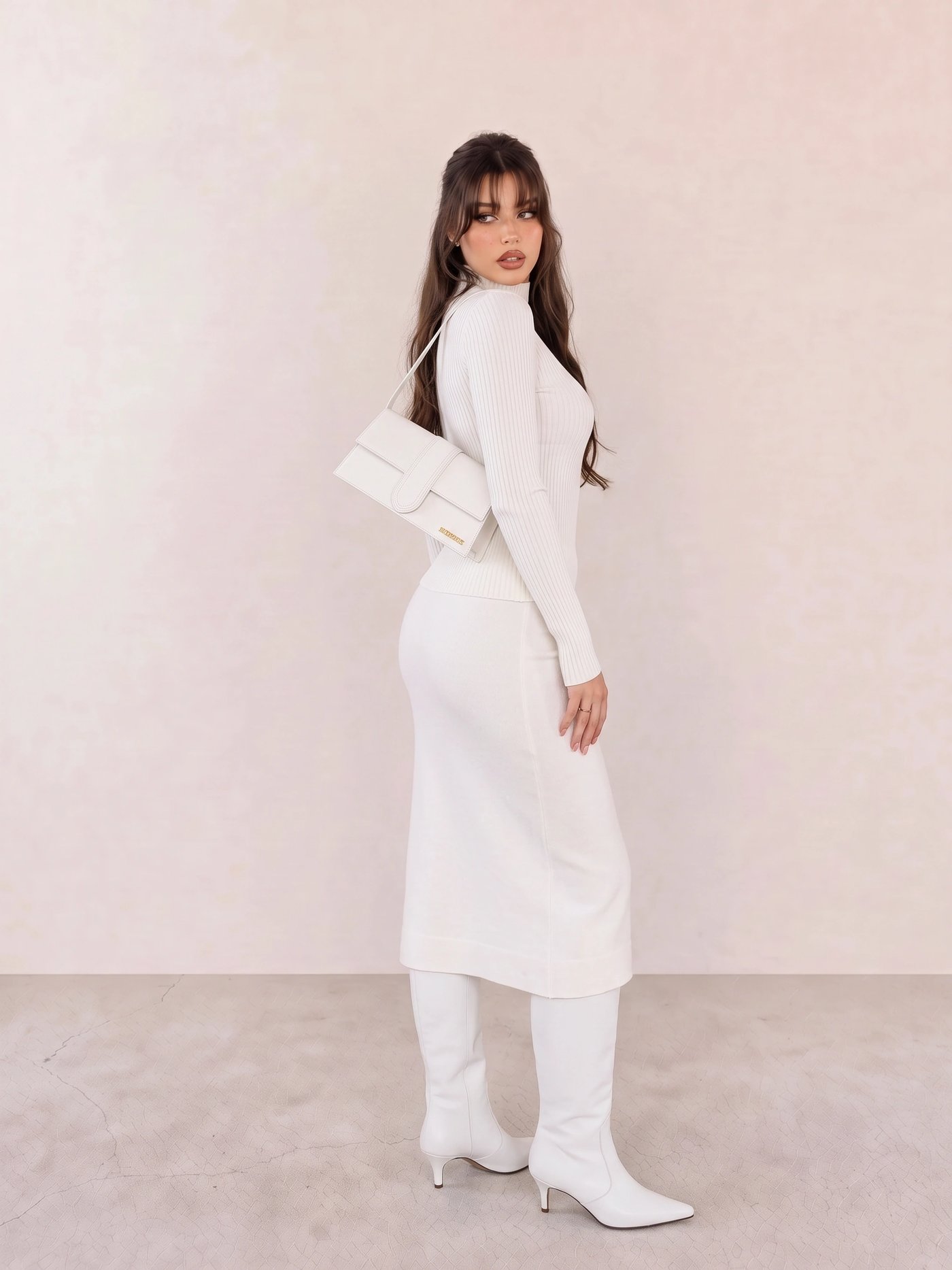 Pure White Outfit 05