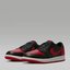Black and Red Low-Top Sneakers