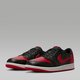 Black and Red Low-Top Sneakers