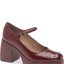 Burgundy Mary Jane Heels