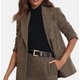 Brown Tailored Blazer