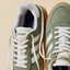 Olive Suede Retro Sneakers