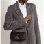 Black Leather Chain-Strap Bag