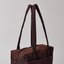 Brown Nylon Tote Bag