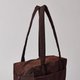 Brown Nylon Tote Bag