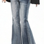 Light Wash Flared Jeans
