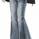 Light Wash Flared Jeans
