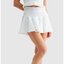 White Eyelet Ruffle Mini Skirt