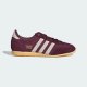 Bordeaux Wildleder-Retro-Sneaker
