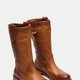Tan Leather Knee-High Boots