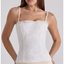 White Lace Corset Top