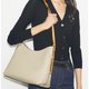 Cremefarbene Tote