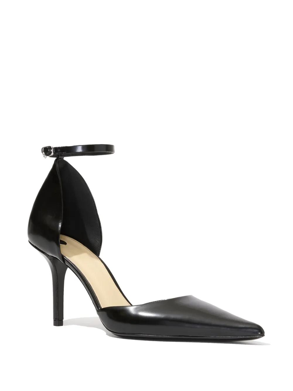 Black Ankle-Strap Pumps