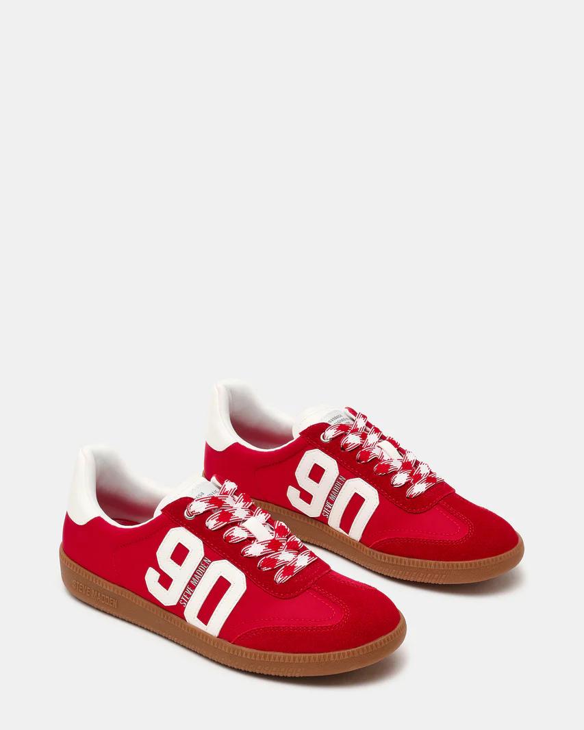 Red Steve Madden Sneakers