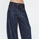 Dark Navy Wide-Leg Jeans