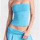 Türkises trägerloses Bandeau-Top