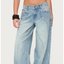 Light-Wash Wide-Leg Jeans