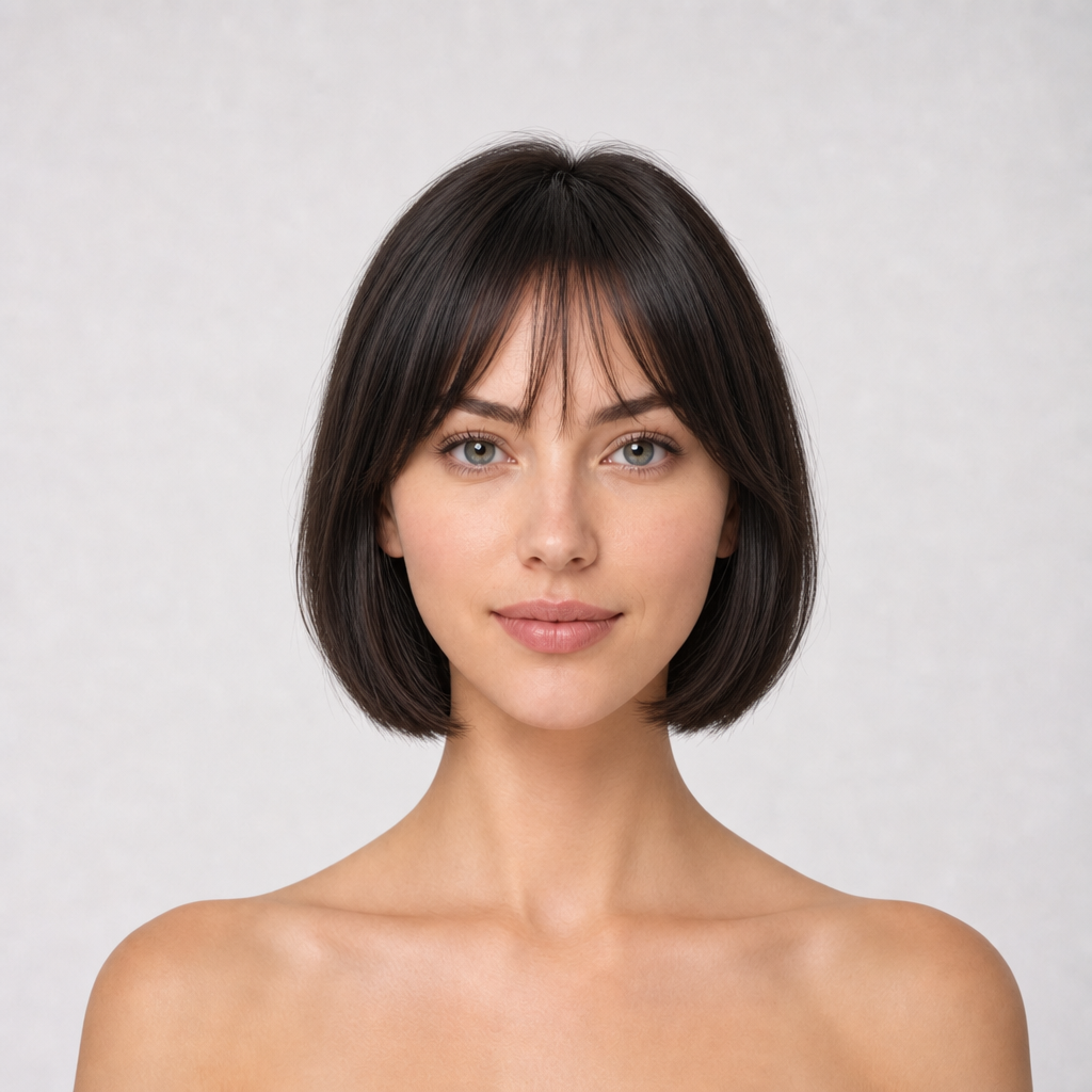 Blunt Bob with Bangs