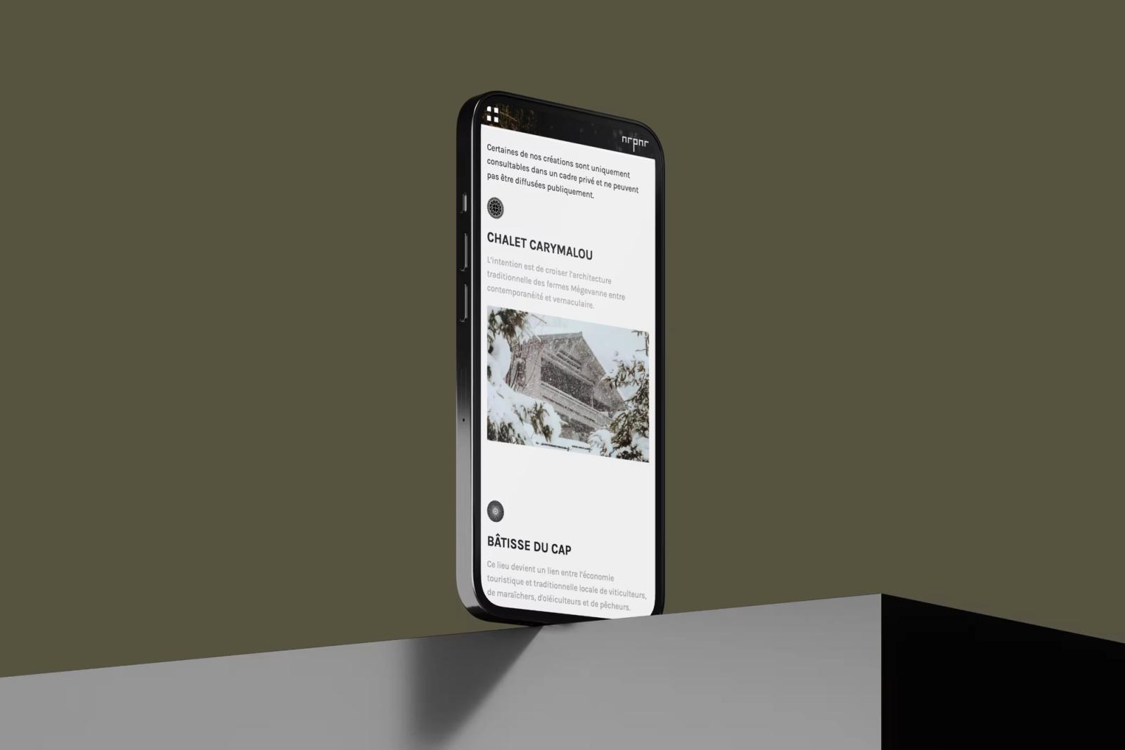 Atelier Arpar Mobile Ansicht