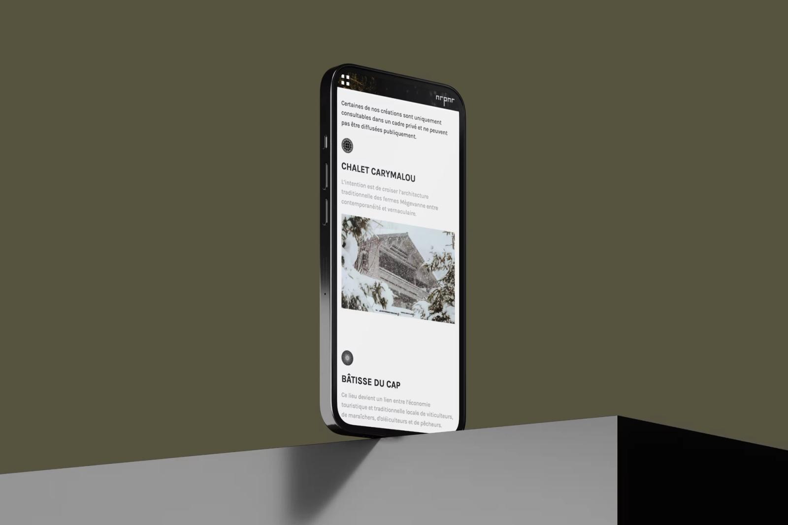 Atelier Arpar Mobile Ansicht