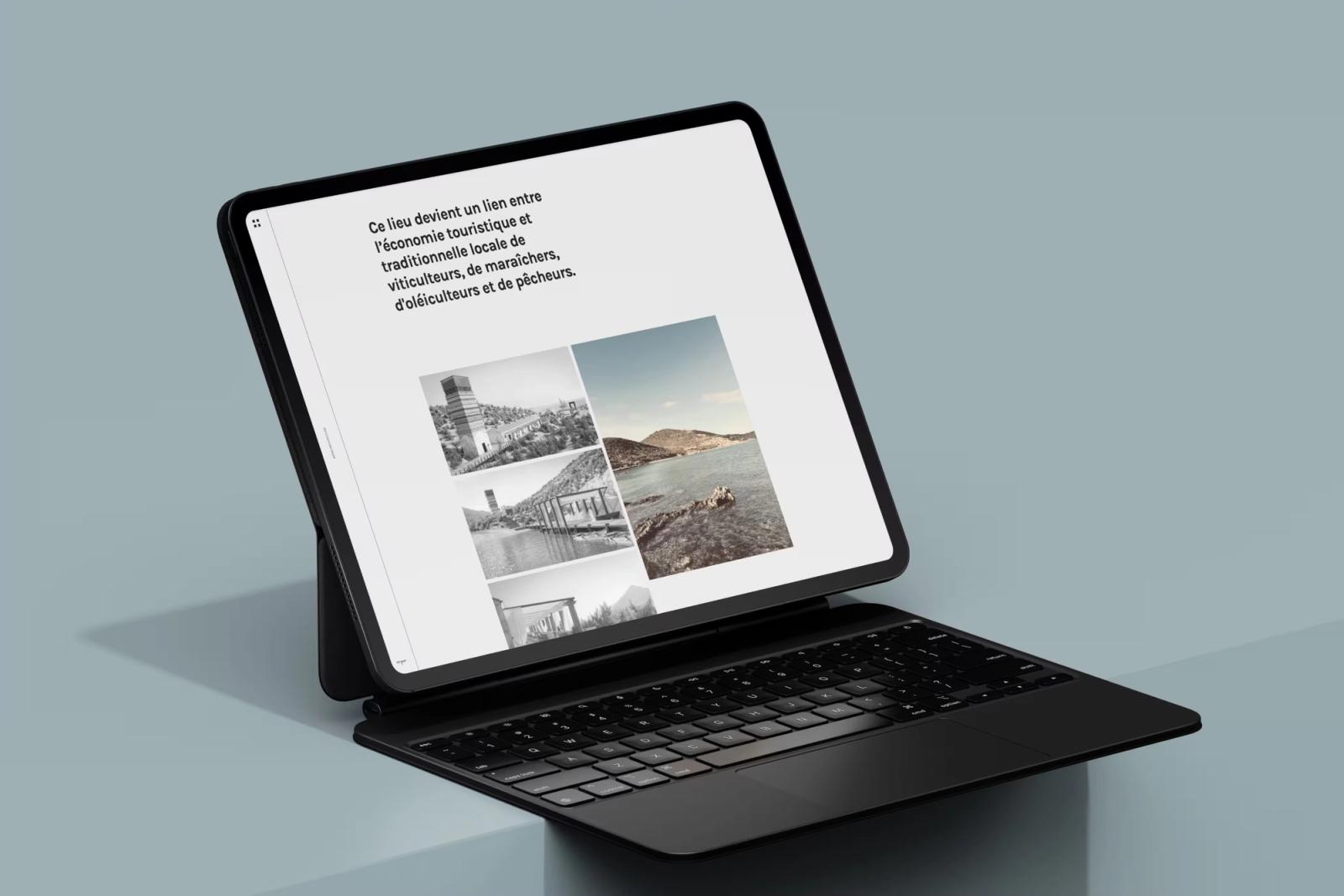 Atelier Arpar Tablet Ansicht