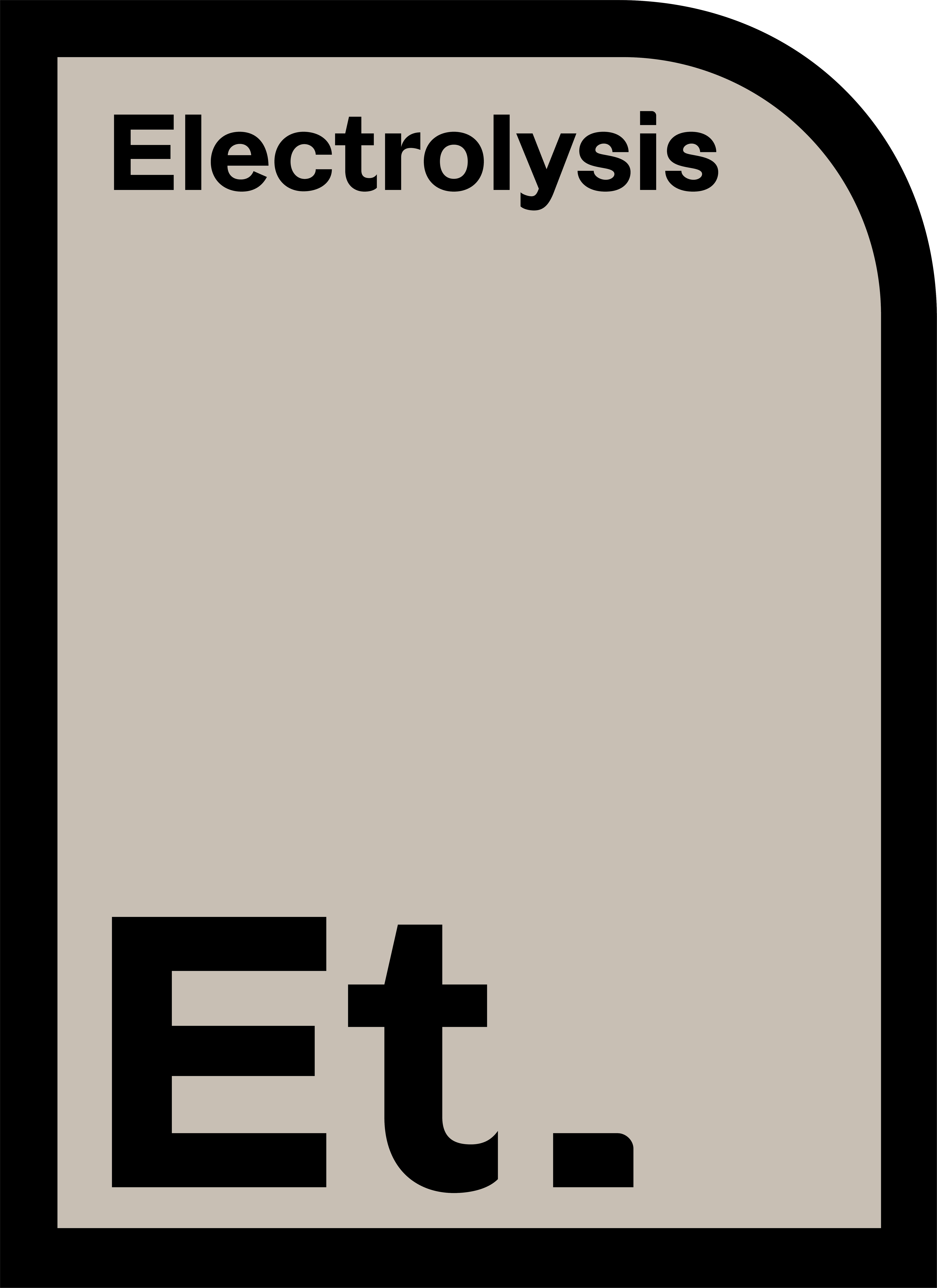 Electrolysis product