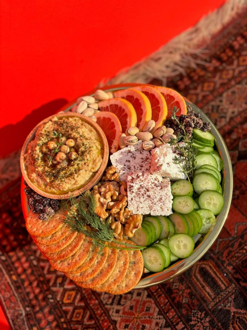 Fresh veggie bowl with seasonal vegetables