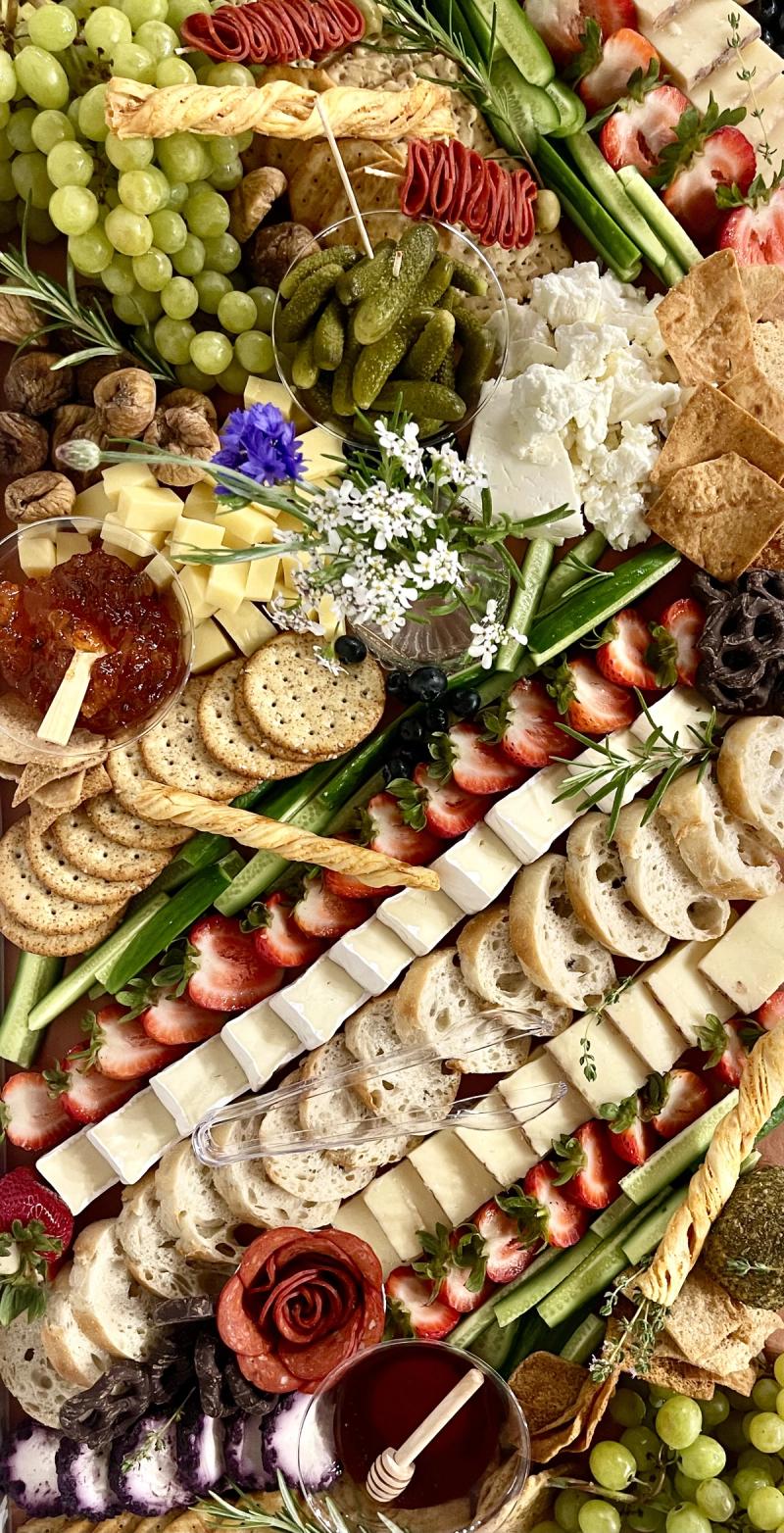 Selection of fine artisan cheeses