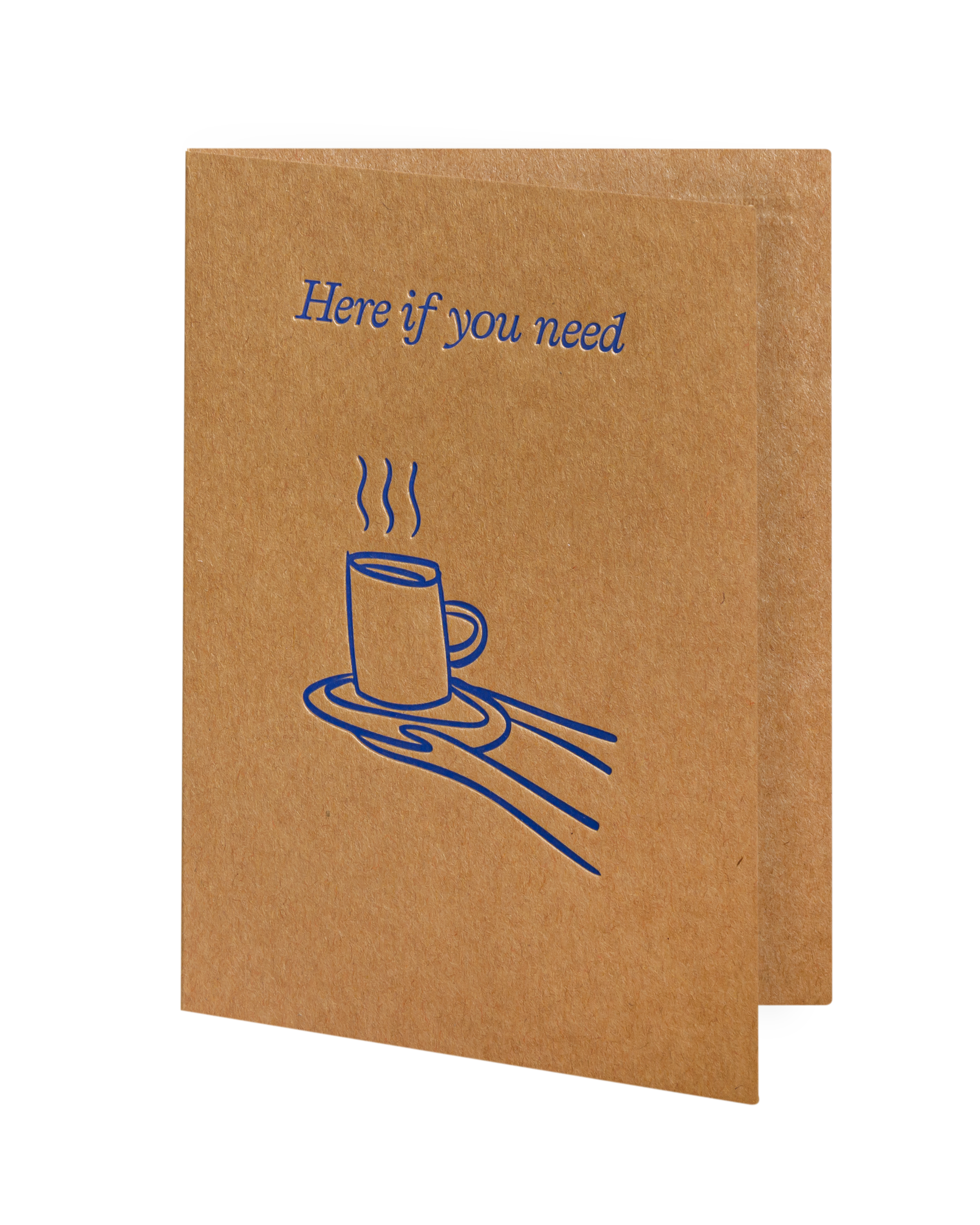 Greeting card slightly ajar