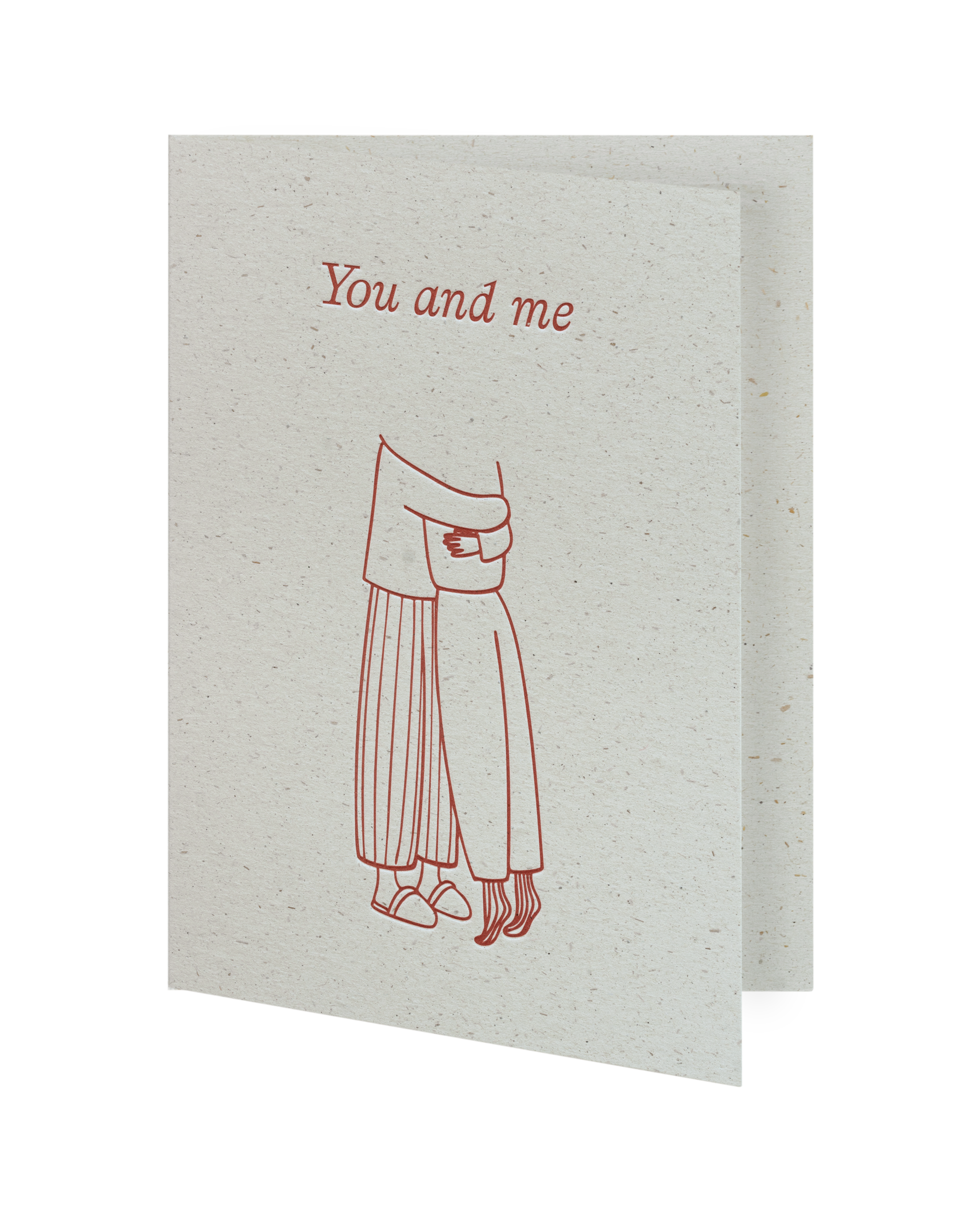 Greeting card slightly ajar