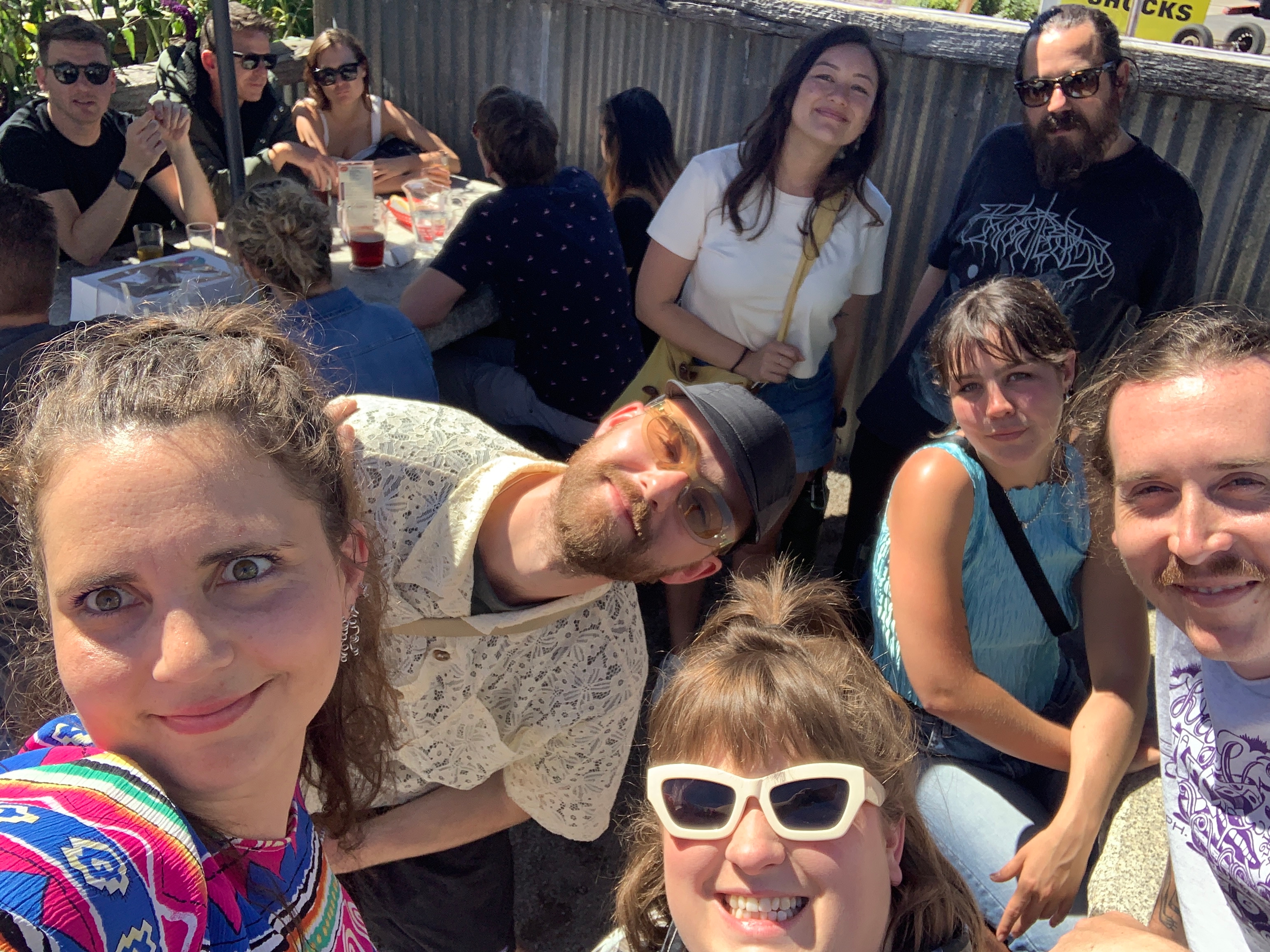 Shelley with her photo crew